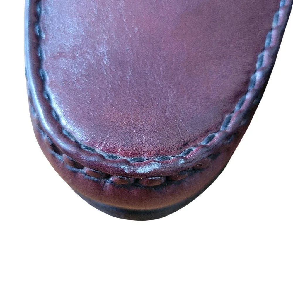 Allen Edmonds CAVANAUGH‎ Oxblood Leather Pinch Penny Classic Loafers 10B USA